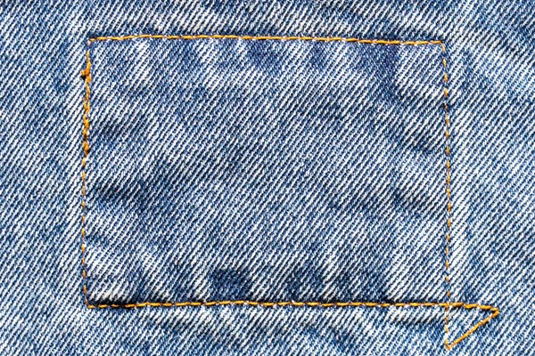 Texture Jeans Bleu Fond Tissu Denim — Photo