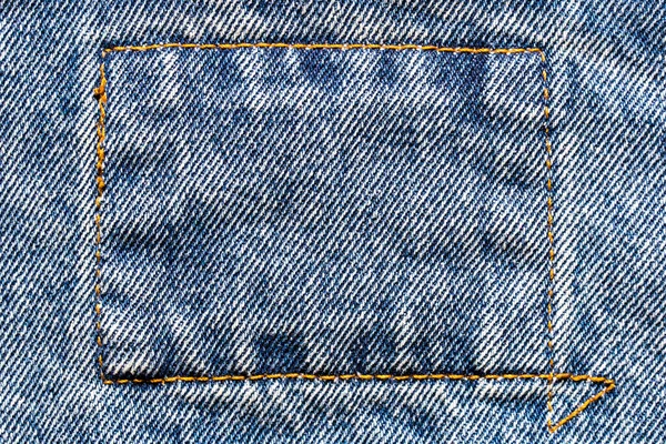 Texture Jeans Bleu Fond Tissu Denim — Photo