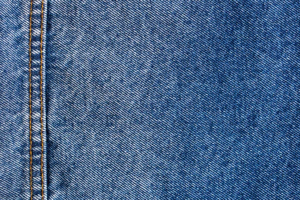 Textura Azul Jeans Denim Tecido Fundo — Fotografia de Stock