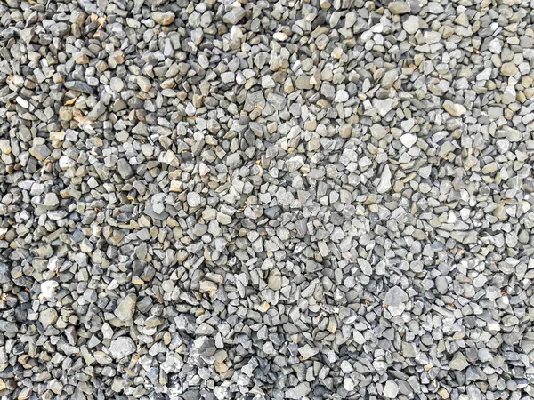 Tekstura Żwirowych Kamieni Podłożu Gruntowym — Zdjęcie stockowe