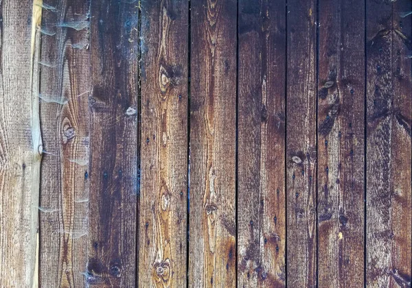 茶色の板壁の質感 木の表面の背景 — ストック写真
