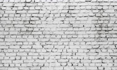 Eski beyaz tuğla duvar arkaplanının dokusu