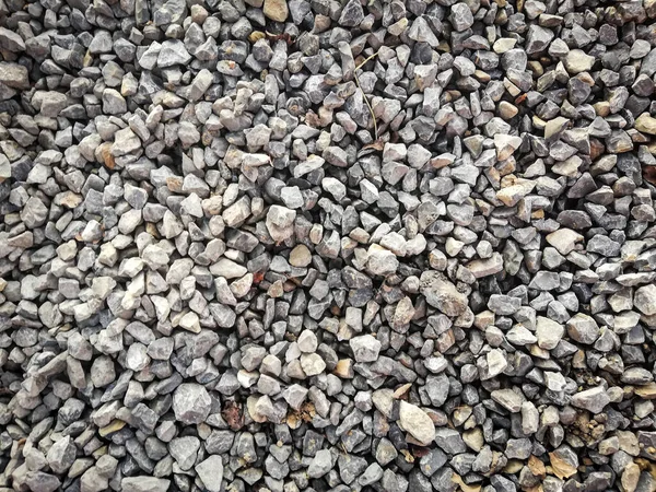 texture of gravel stones on ground background