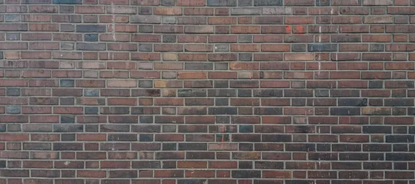 古い赤レンガの壁の背景 グランジレンガ造りの質感 — ストック写真