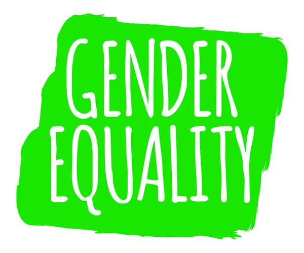 Cinsiyet eşitliği afiş. Cinsiyet eşitliği etiket ve Logo. Logo vektör çizim — Stok Vektör