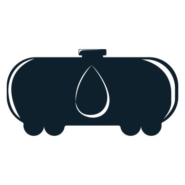 Yağ Taşıma etiketi. Petrol Geliştirme ve Çıkarma. Dünya Petrol Üretimi. Petrol İş Sembolü, Simge ve Rozet. Basit Vektör çizimi