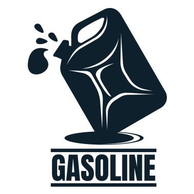 Yağ Damlaile Benzin etiketi. Petrol Geliştirme ve Çıkarma. Dünya Petrol Üretimi. Petrol İş Sembolü, Simge ve Rozet. Basit Vektör çizimi