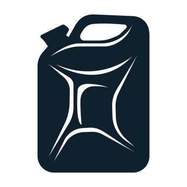 Gaz Kutusu etiketi. Petrol Geliştirme ve Çıkarma. Dünya Petrol Üretimi. Petrol İş Sembolü, Simge ve Rozet. Basit Vektör çizimi