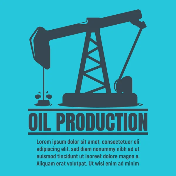 Баннеры нефтяного бизнеса. Листовка по разработке и добыче нефти. Бензин, АЗС, Исследования. Мировое производство бензина. Символ нефтяного бизнеса, икона и значок. Простая векторная иллюстрация — стоковый вектор