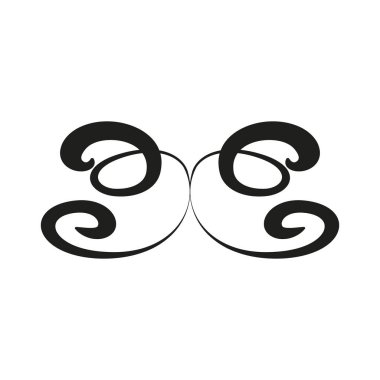 Vintage vektör illüstrasyonu, konsept hat ve tasarım çerçevesi retro etiketi. Dekorasyon arka plan afişi, lüks grafik logosu. Beyazda izole edilmiş.