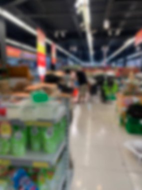 Soyut bulanık alışveriş merkezi