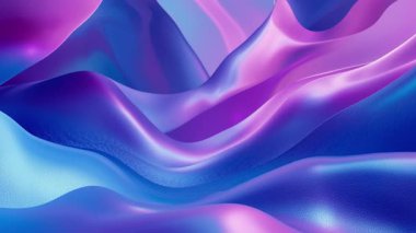 Neon Parlak Çizgi Arkaplanlı Soyut Düz Gradyan Akış ŞekliName