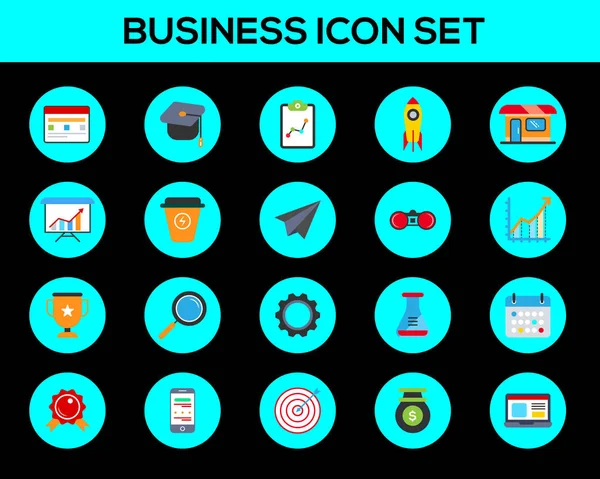 Vektör çizim iş Icon set