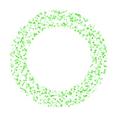 Kalp şeklinde kenarı olan vektör sevgililer günü arkaplanı