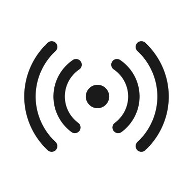 Vektör kablosuz ağ sembolü, kablosuz vektör simgesi