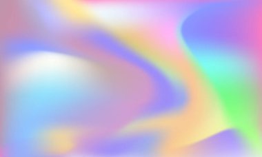 Vektör güzel holografik renkli parlayan duvar kağıdı