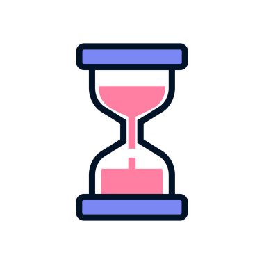 Kum saatinin süresi dolmak üzere. Sürenin sonu.