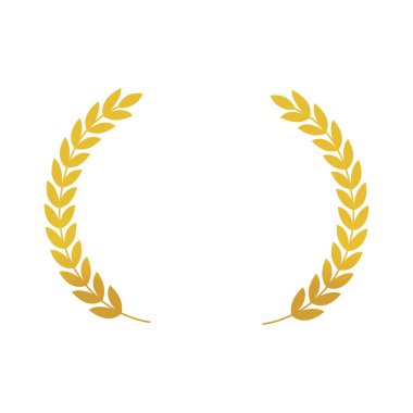 Vektör altın zeytin dalları dekoratif süs çerçevesi