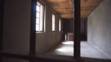 Çürüyen hapis terk edilmiş. Patarei deniz-kale cezaevi Tallinn liman yakınında