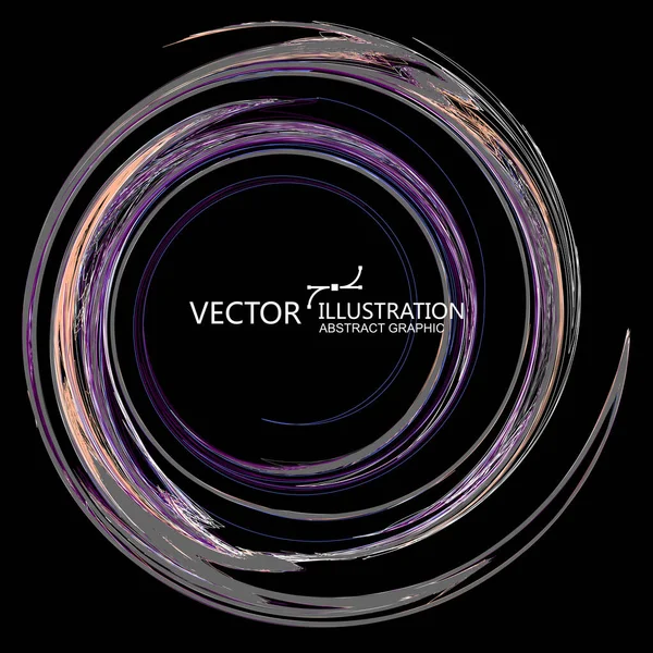 Жирный Абстрактный Графический Векторный Фон — стоковый вектор