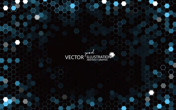 Fondo Abstracto Estructura Molecular Diseño Gráfico Del Sentido Tecnología — Vector de stock