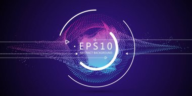 Soyut bir arkaplan içeren düzensiz şekil.