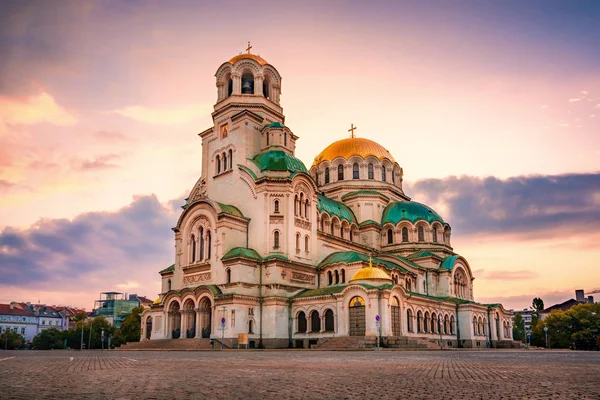 Catedral Alexander Nevsky Sófia Bulgária — Fotografia de Stock