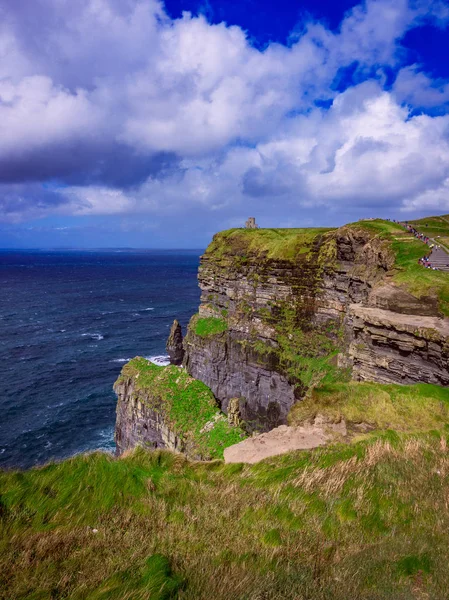 Cliffs Moher Tourist Attraction County Clare Ireland — Stock Photo, Image