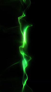 Parlak enerjinin sihirli dalgaları. Yüksek teknoloji gökkuşağı ışık parçacıkları ve bokeh enerjisi.