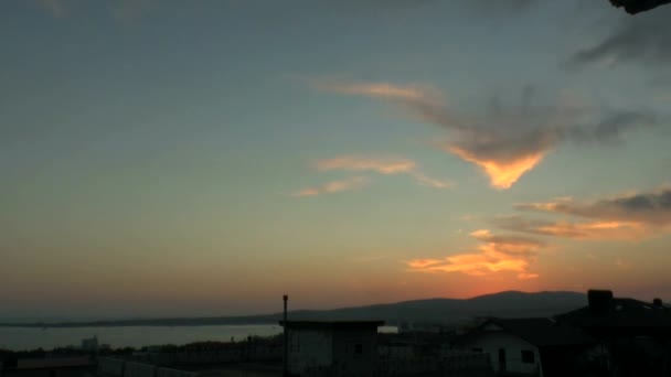 Evening Gelendzhik Russia South Caucasus Krasnodar Region — Stok video