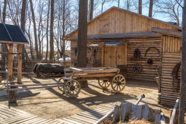 Park Patriot içinde yeniden rustik ahır 