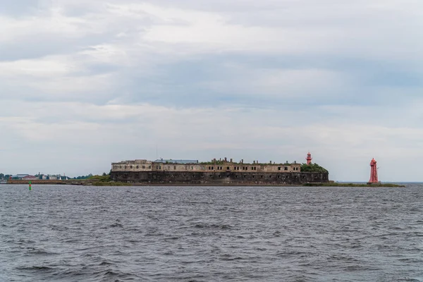 Rusia San Petersburgo Kronshlot Fort Monumento Historia Arquitectura Del Siglo —  Fotos de Stock