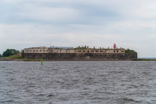 Rusia San Petersburgo Kronshlot Fort Monumento Historia Arquitectura Del Siglo —  Fotos de Stock