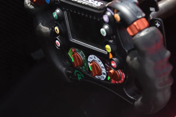 19 Mayıs 2018, Berlin, Almanya - 2018 Berlin eprix formül E şampiyonluk elektrikli otomobil yarışı. Tempelhof Street devre