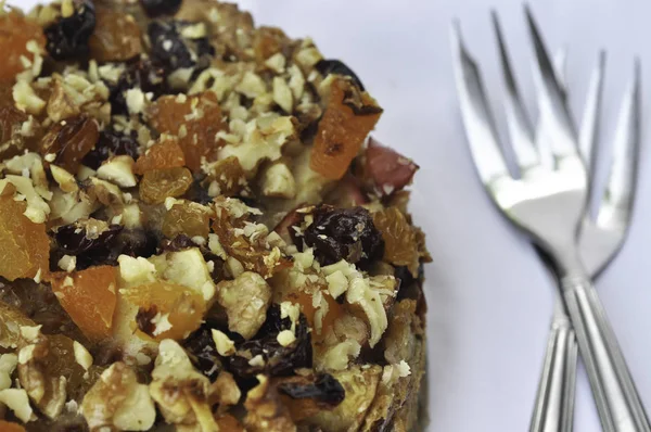 Çeşitli meyve ve elma pasta