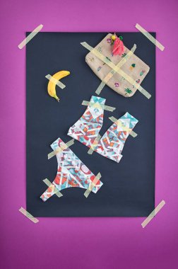 Güzel sıradışı kıyafet tanıtımı moda blog, mekan reklam için