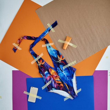 Güzel sıradışı kıyafet tanıtımı moda blog, mekan reklam için