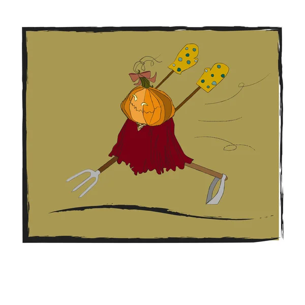 Cadılar Bayramı. Tatlı balkabağı karakteri. Balkabağı bir sevgiliye yetişir.