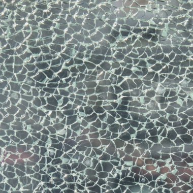 Güzel mozaik dikişleri, gri renk, arka plan ile kırık cam doku