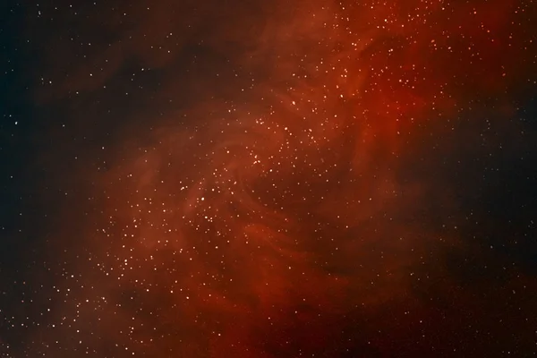 遠い星宇宙と色とりどりの星雲図の抽象的な背景テクスチャ — ストック写真