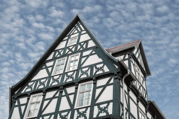 House of music in the old typical Germanic architectural style i — Stock Photo, Image