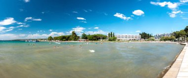 Lüks kum Beach'te Borik, Zadar Hırvatistan
