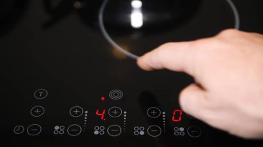 Elektrikli soba kontrol paneli kapat