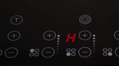 Elektrikli soba kontrol paneli kapat