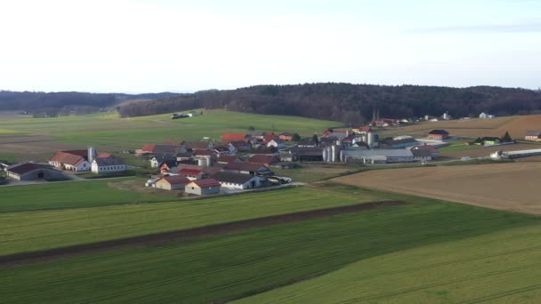 スロベニア語の田舎の空撮 — ストック動画