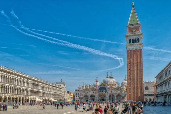 Place Saint-Marc à Venise, Italie, Piazza San Marco à Venise — Photo