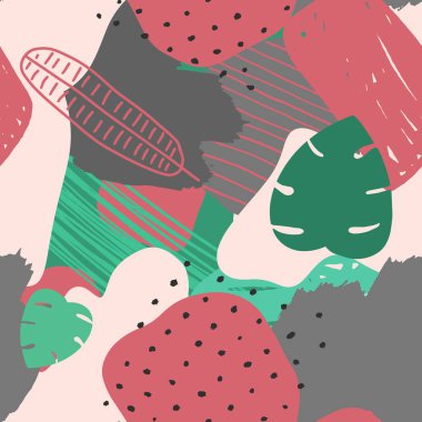 güzel yaratıcı soyut sorunsuz renkli desen