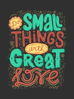 İlham verici ifade renkli yaratıcı tasarım 