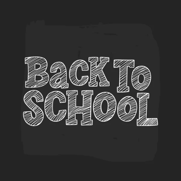  Geri okul vektör el çizilmiş doodle yazı yazıt beyaz arka plan.