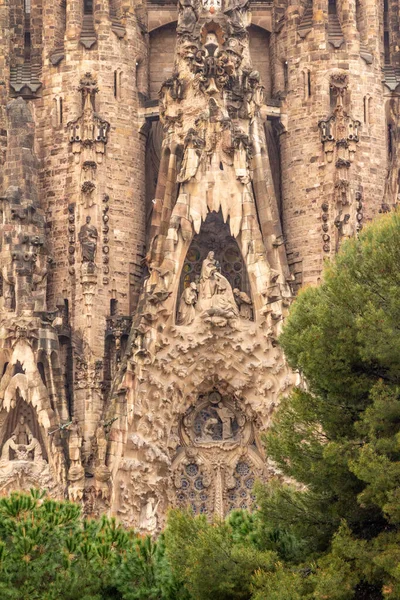 Sagrada Familia Барселоне Испания — стоковое фото